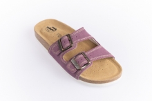 Dámské pantofle ve fialové barvě